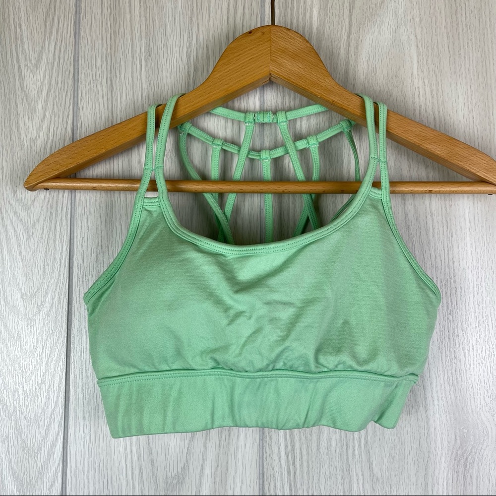 Fabletics Impact Mint Green Strappy Supportive Sp… - image 1